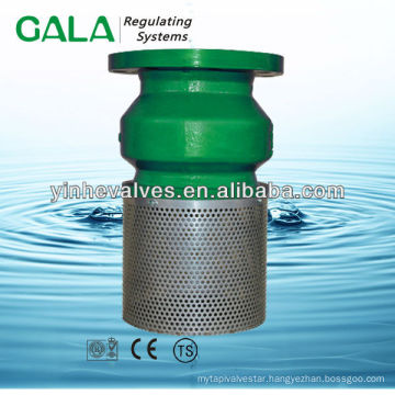 stainless steel screen foot valve